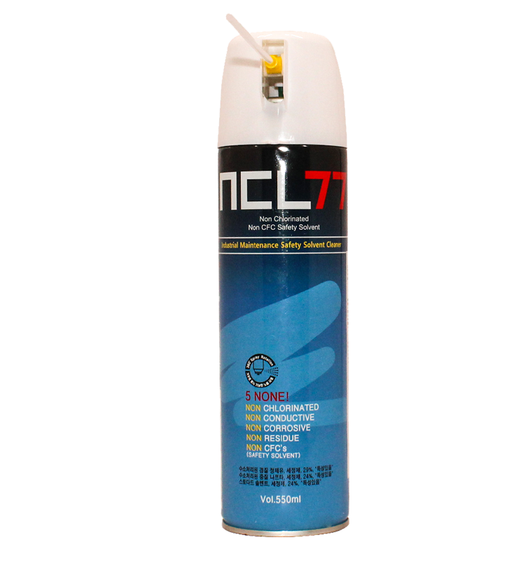 NCL-77绝缘带电清洗剂：<br />(Aerosol-550ml)